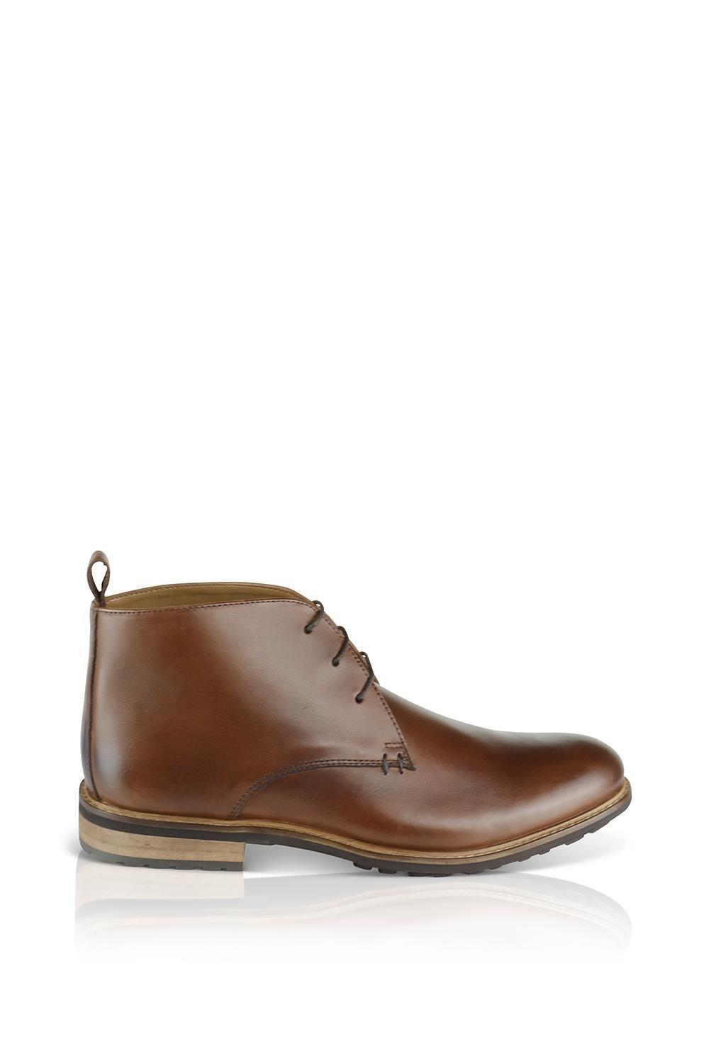 Кожаные ботинки чукка Ludgate Silver Street London, коричневый утепленные ботинки чукка next коричневый