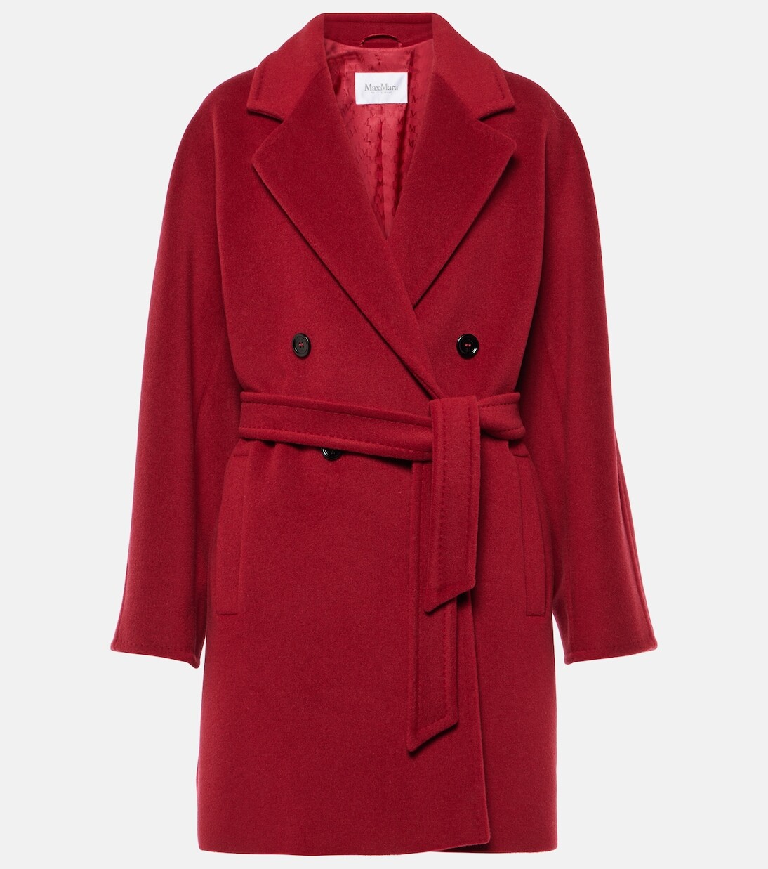 

Пальто addurre из шерсти и кашемира Max Mara, красный