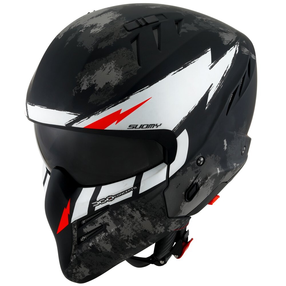 

Шлем Suomy Armor Hi Volt Convertible, черный