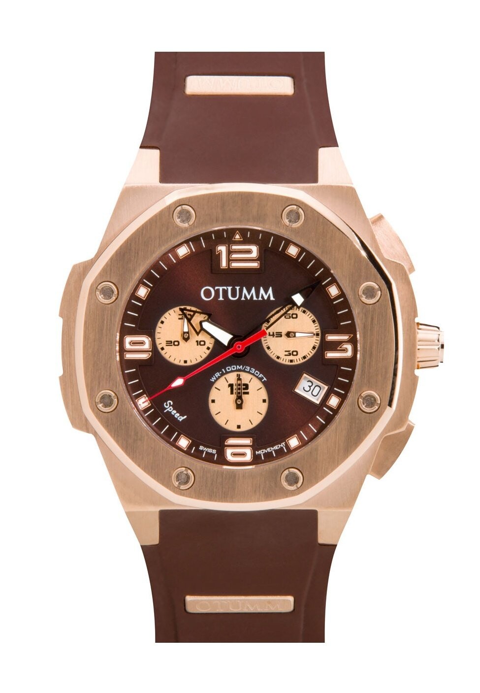 

Хронограф SWISS MOVEMENT Otumm, цвет gold rose