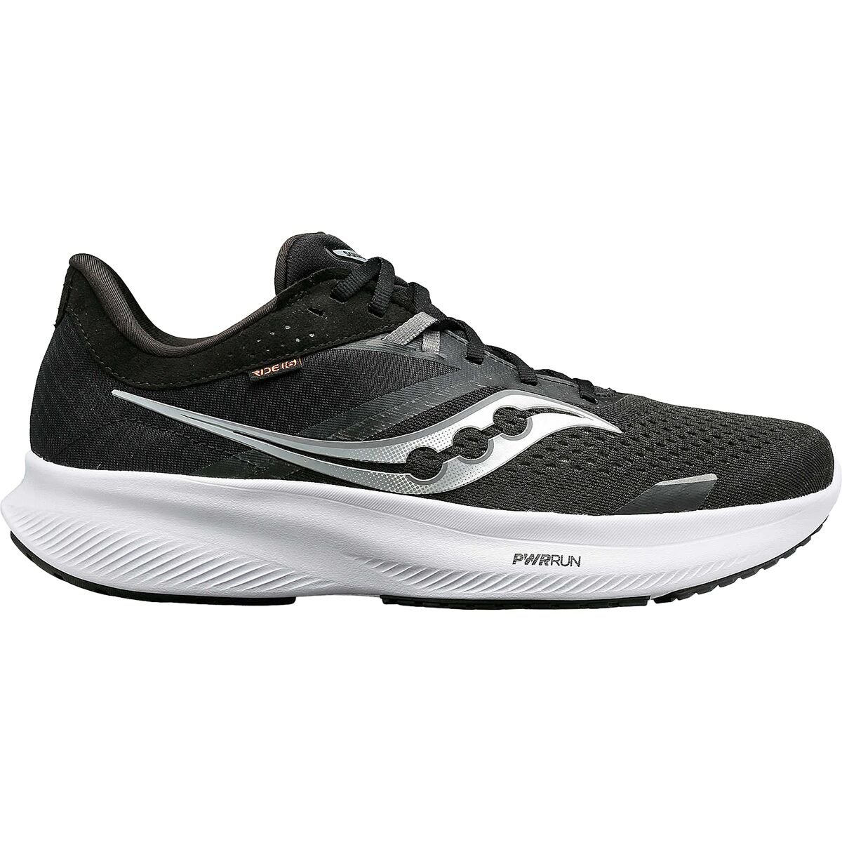 

Широкие беговые кроссовки ride 16 Saucony, цвет black/white