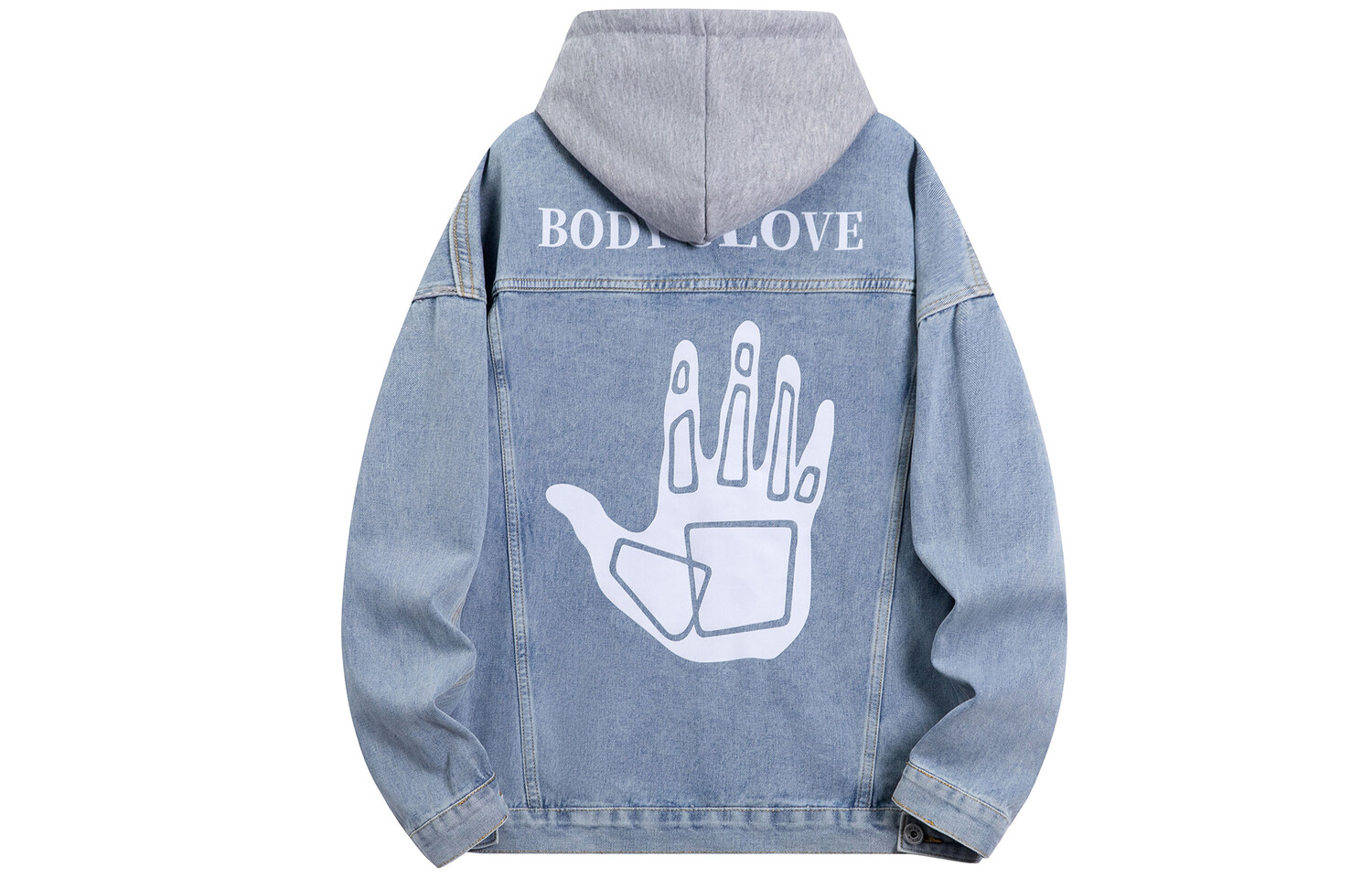 

Джинсовая куртка унисекс Body Glove, цвет Vintage blue hood