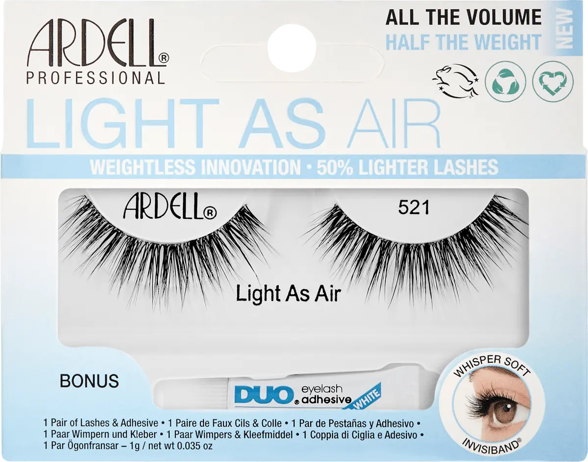 

Накладные ресницы 521 Light As Air (1 пара) 1 г. ARDELL
