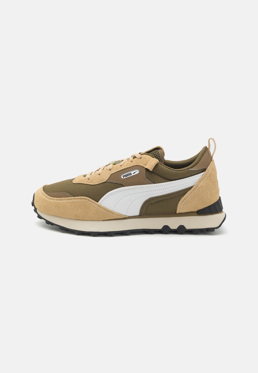 

Низкие кроссовки Rider Base Puma, цвет olive drab/sand dune