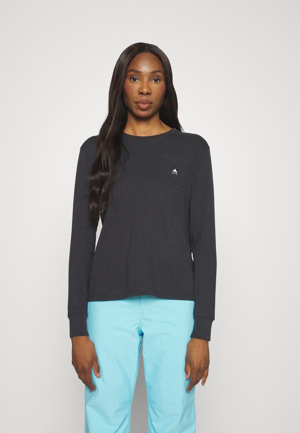 

Футболка с длинным рукавом ЖЕНСКАЯ COLFAX LONG SLEEVE Burton, настоящий черный