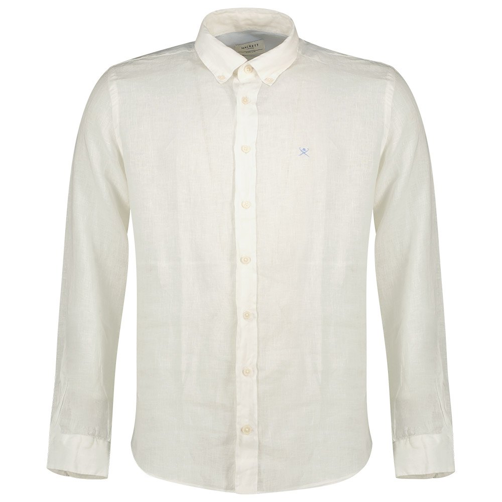 Рубашка Hackett Garment Dyed Linen B, белый