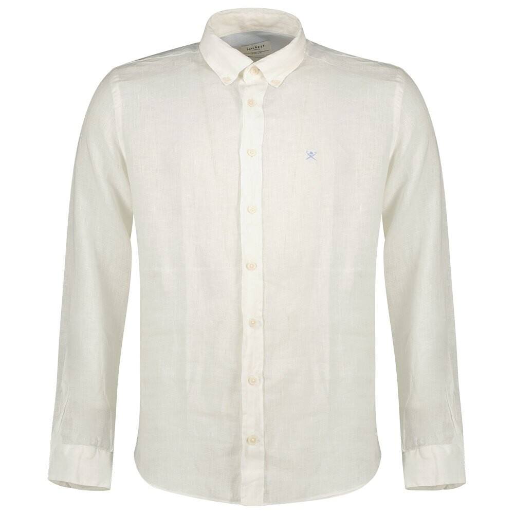 

Рубашка Hackett Garment Dyed Linen B, белый