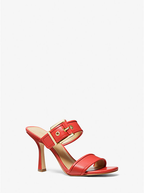 

Кожаные сандалии Colby Michael Kors, коралловый
