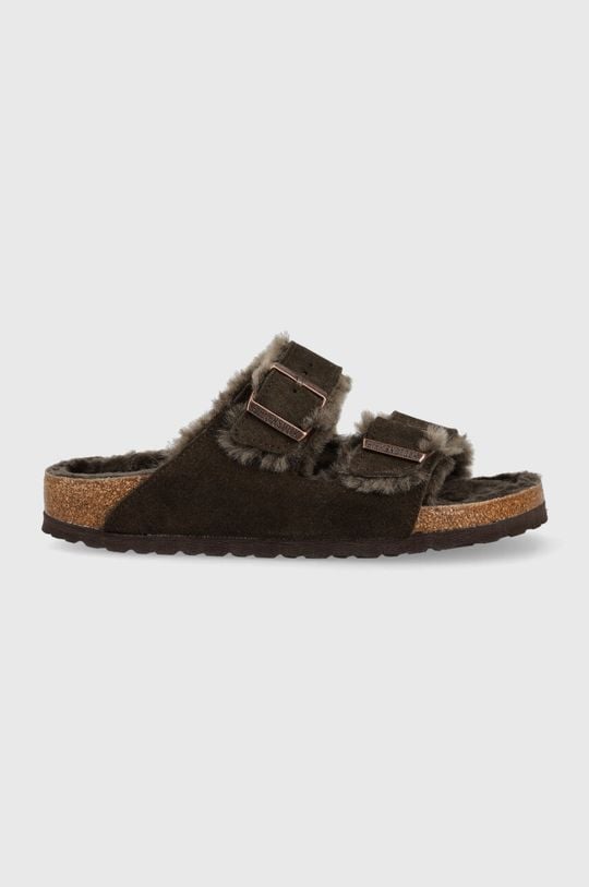 

Замшевые шлепанцы Arizona Birkenstock, коричневый