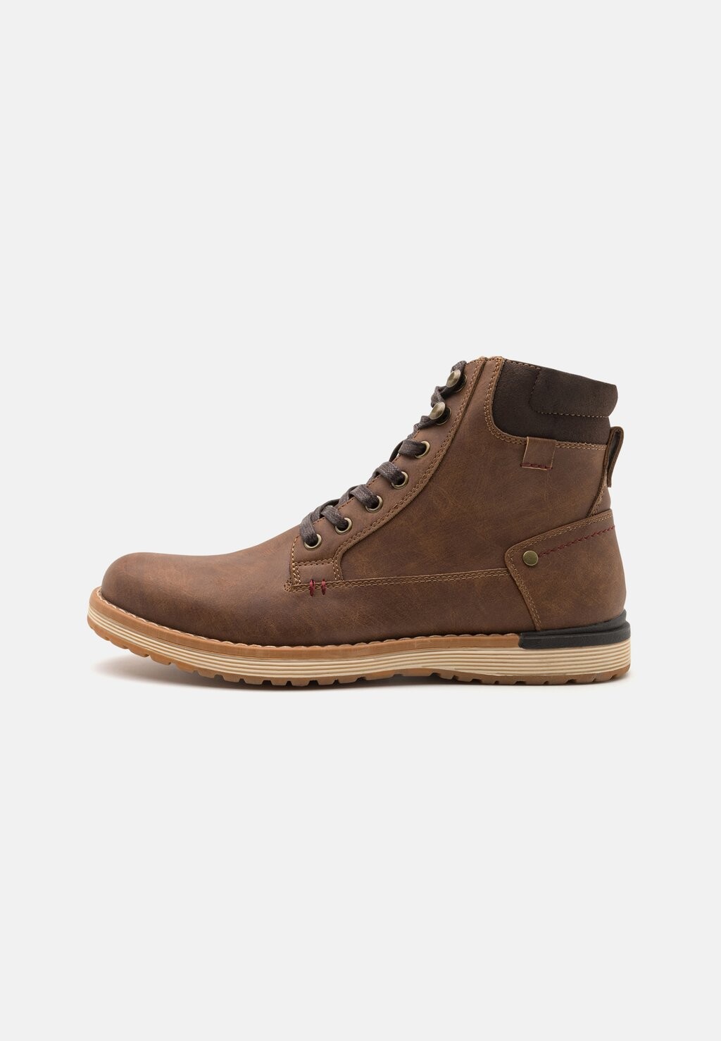 

Ботильоны на шнуровке Pier One, цвет brown