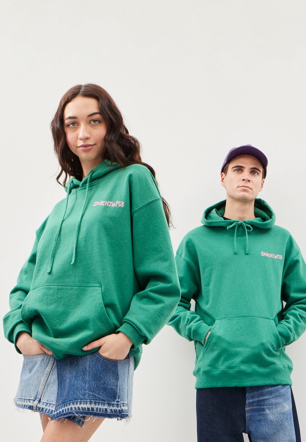 

Толстовка с капюшоном Coach, зеленый