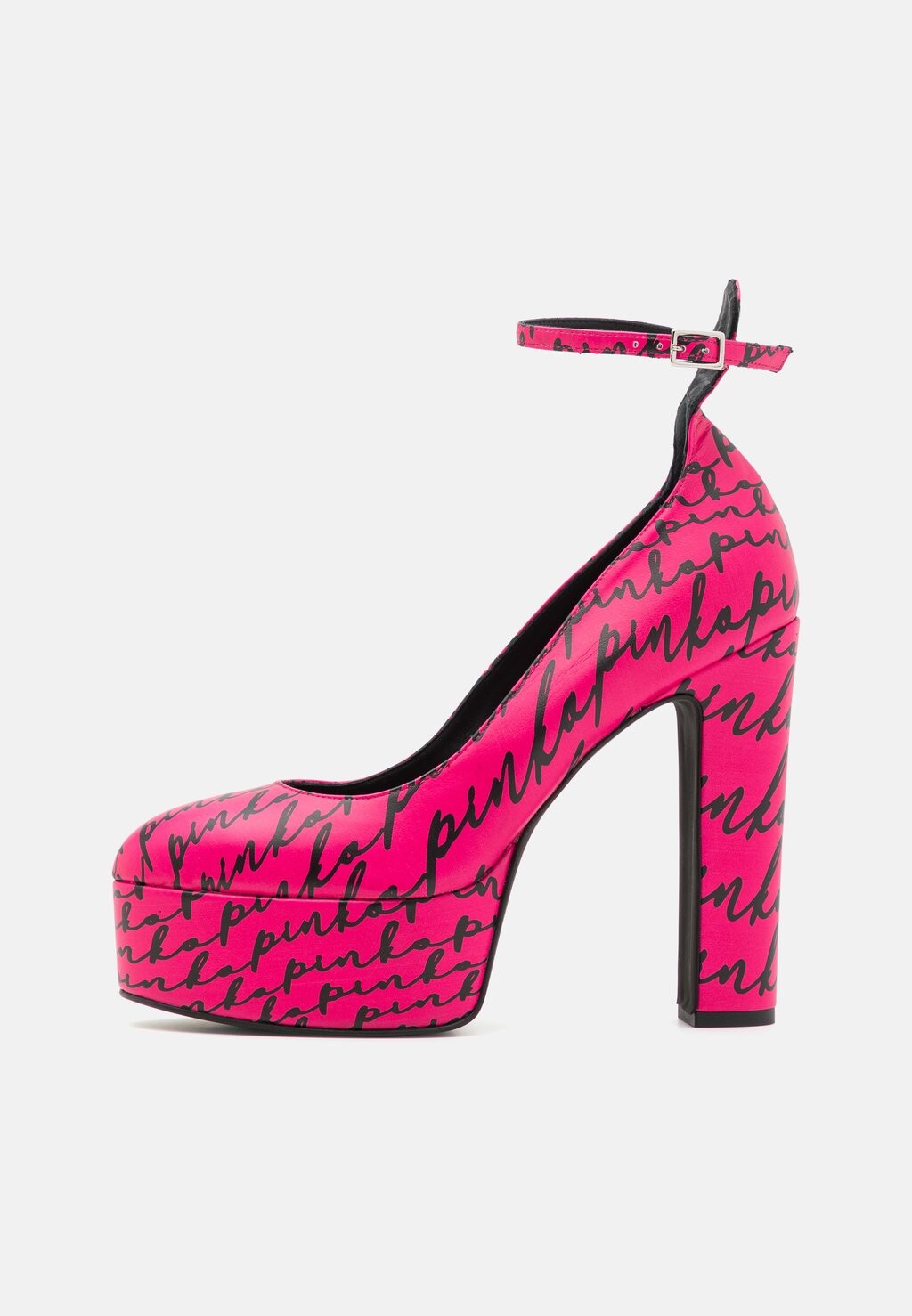 

Туфли Puccini Mary Jane Platform Pinko, цвет fuxia/nero