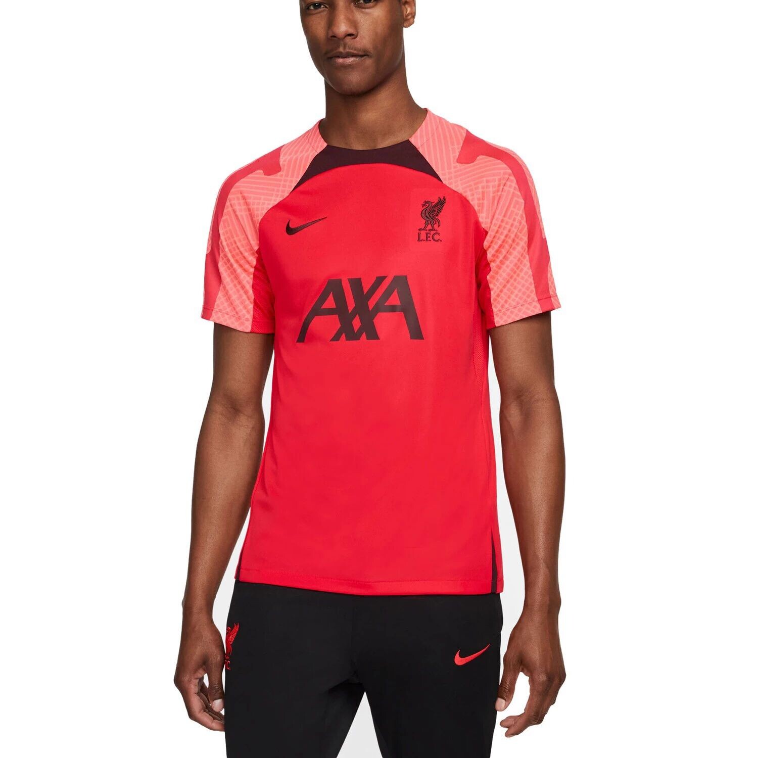 

Мужская футболка Nike Red Liverpool Strike Raglan Performance Team