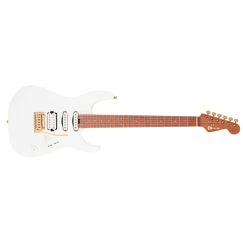 Электрогитара Charvel Pro-Mod DK24 HSS 2PT CM Guitar, Caramelized Maple Fretboard, Snow White
