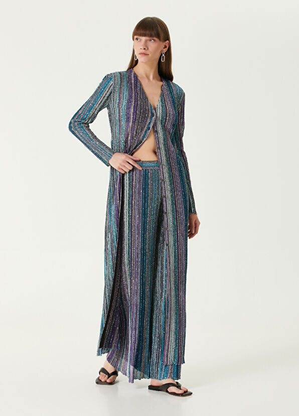 

Брюки с вышивкой пайетками Missoni, мультиколор