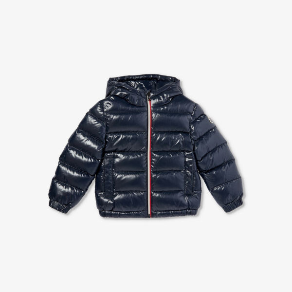 

Стеганый пуховик Aubert 4-14 лет Moncler, темно-синий