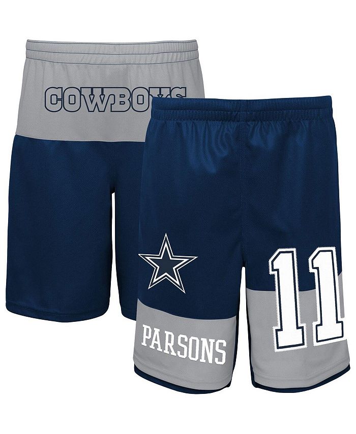 Шорты Big Boys Micah Parsons Navy Dallas Cowboys с именем и номером игрока Outerstuff, синий шорты ссм шорты игрока hp tacks 9550 pants jr nv