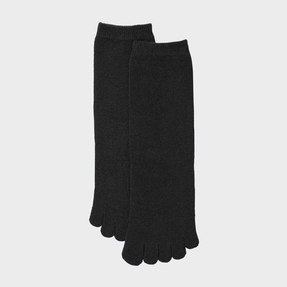 

Женские носки Uniqlo HEATTECH с пальцами, черный