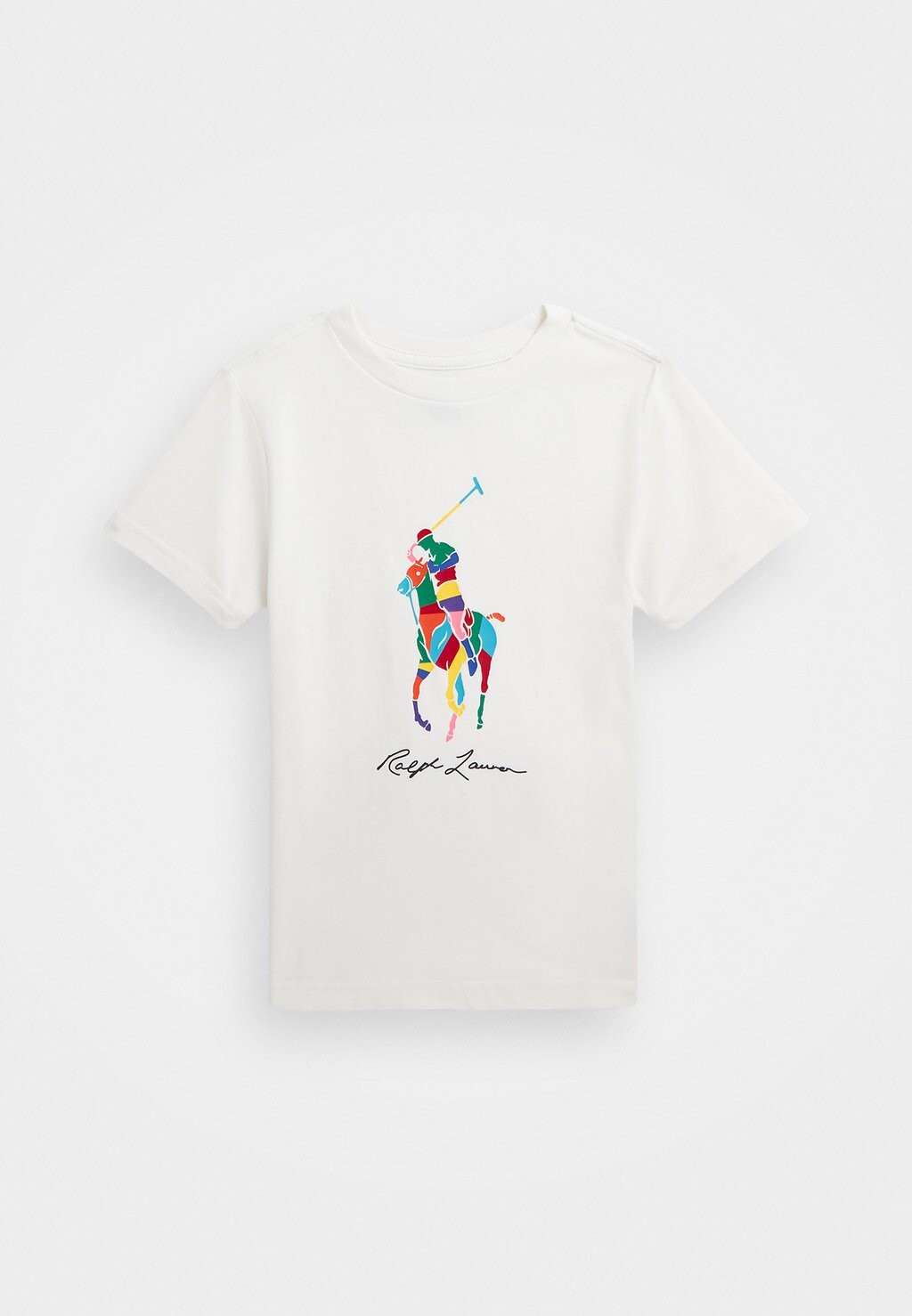 

Футболка с принтом SS CN-KNIT SHIRTS-T-SHIRT Polo Ralph Lauren, цвет deckwash white