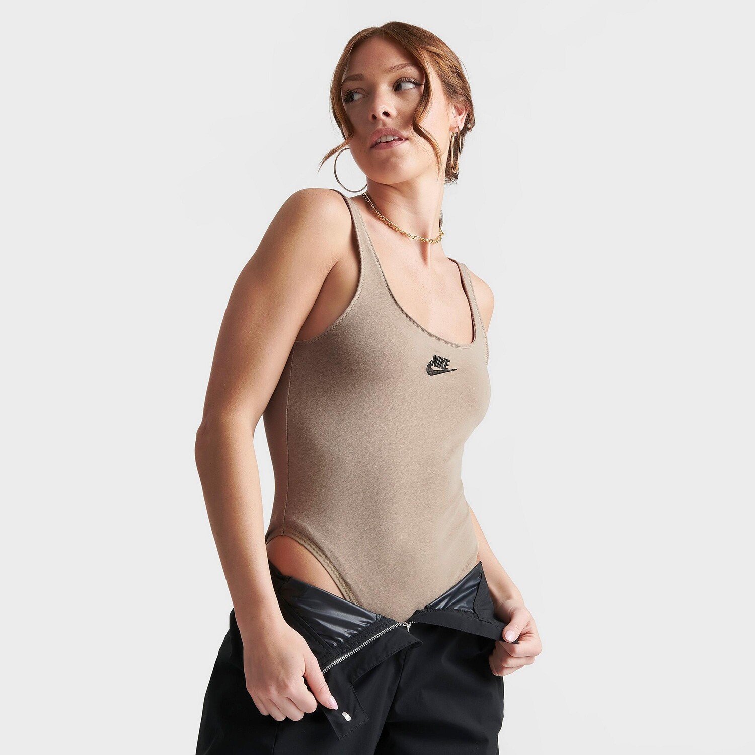 

Женское боди Nike Sportswear, коричневый