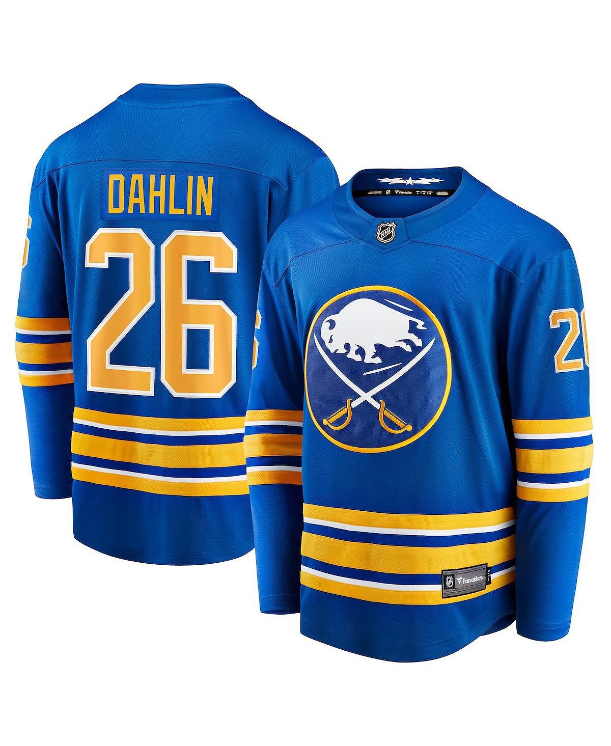 

Мужская футболка с логотипом Rasmus Dahlin Royal Buffalo Sabers Home Premier Breakaway Player Fanatics