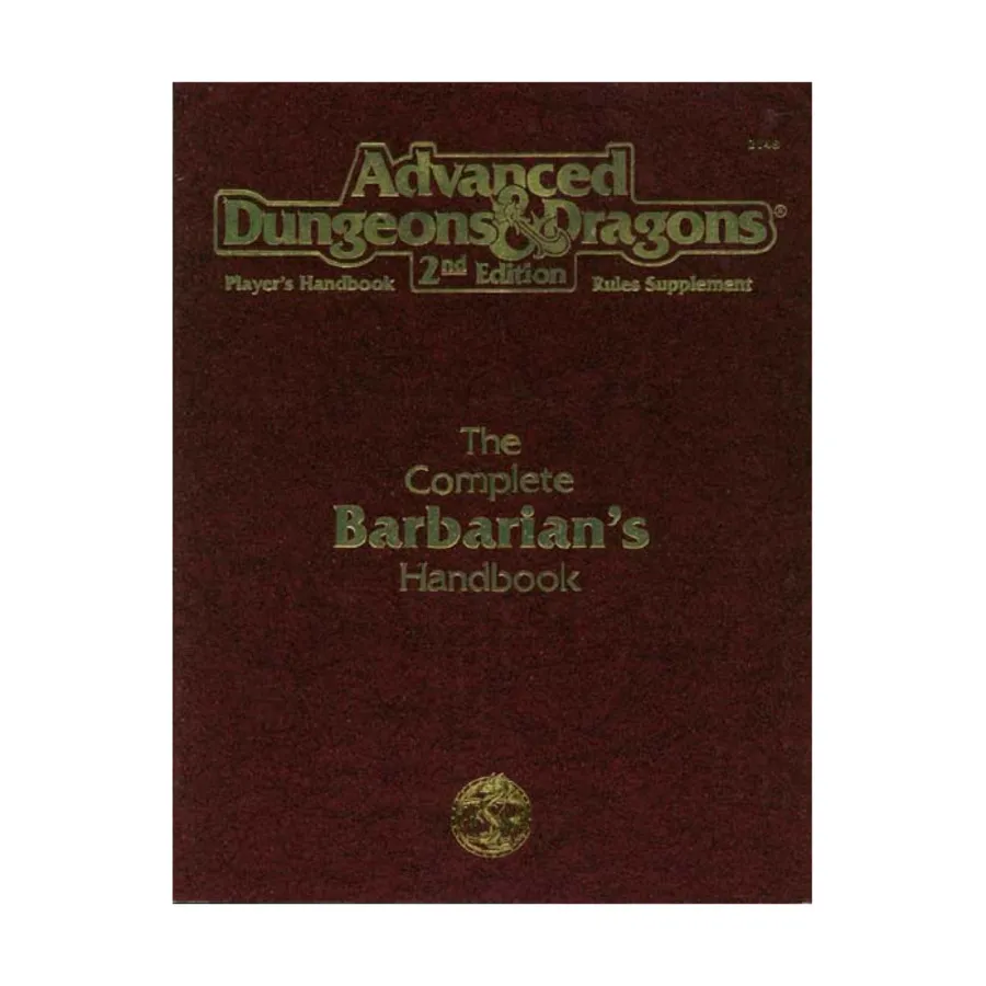 

Complete Barbarian's Handbook (1st Printing), Advanced Dungeons & Dragons (2nd Edition) - Player's Guides & Books, мягкая обложка