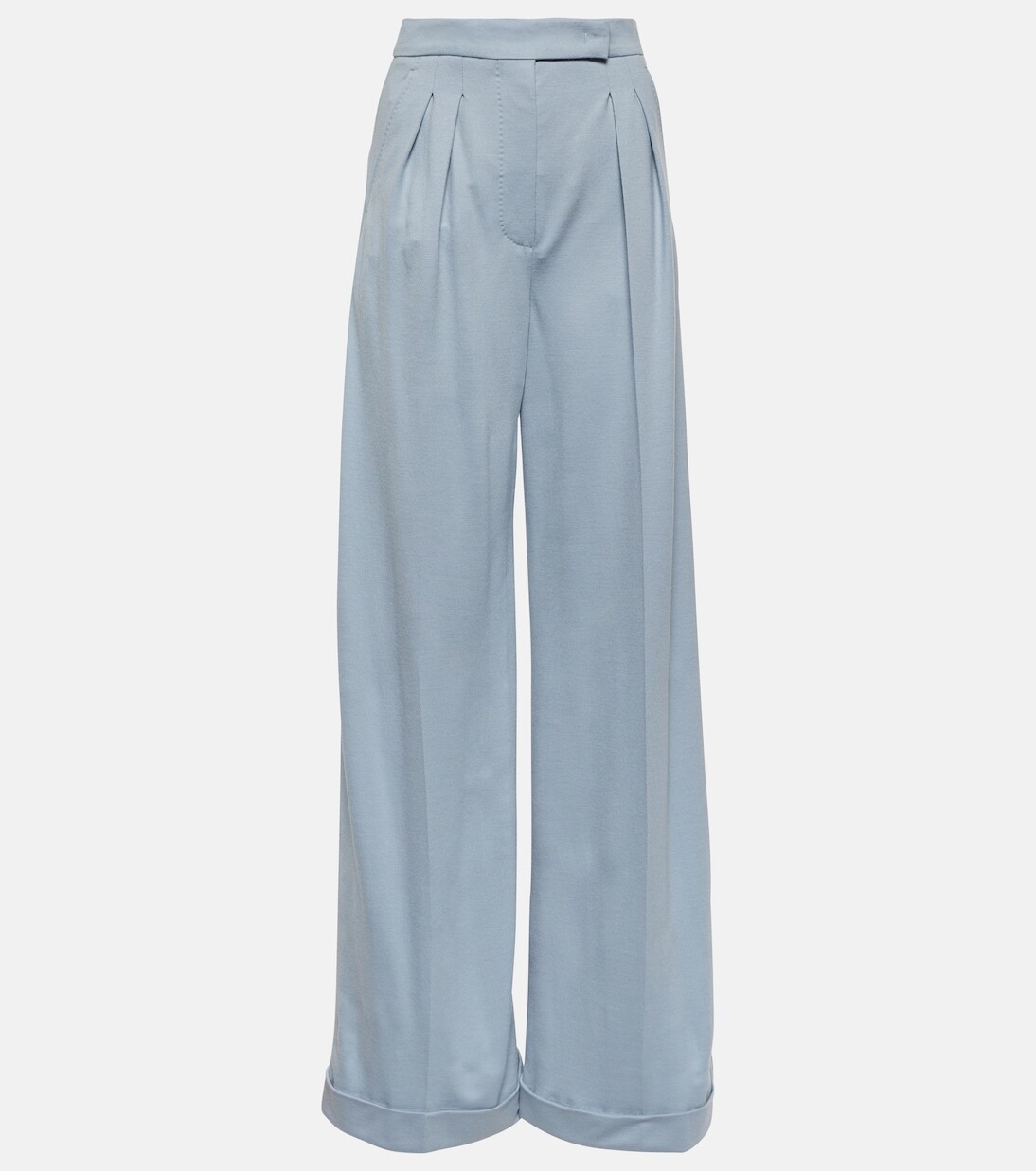 

Широкие брюки faraday из натуральной шерсти Max Mara, нейтральный
