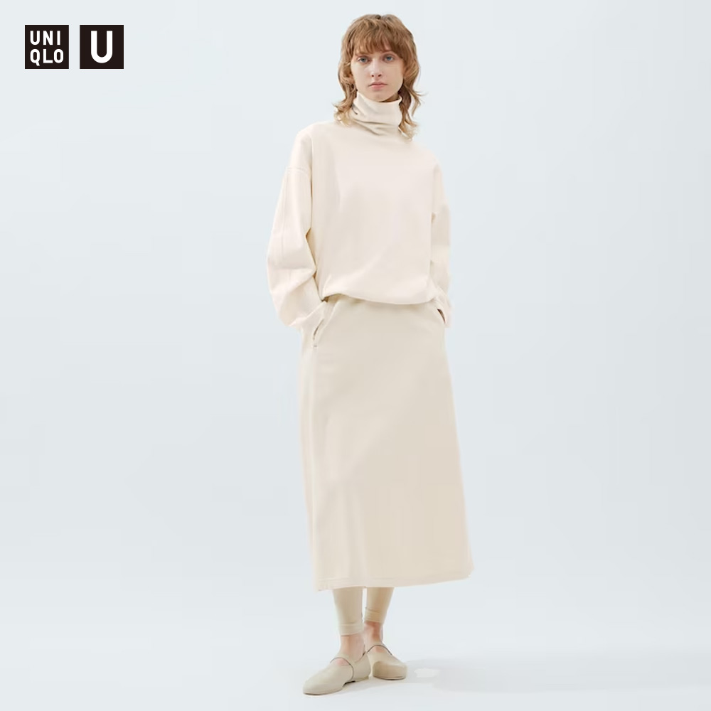 

Женская юбка Uniqlo U 23 джинсовая, светло-бежевый