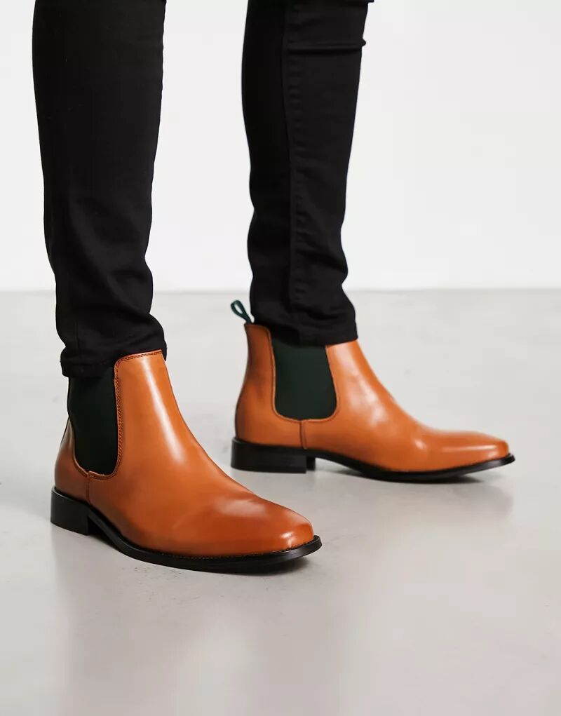 Джанни Феро – ботинки «Челси» коричневого цвета Gianni Feraud