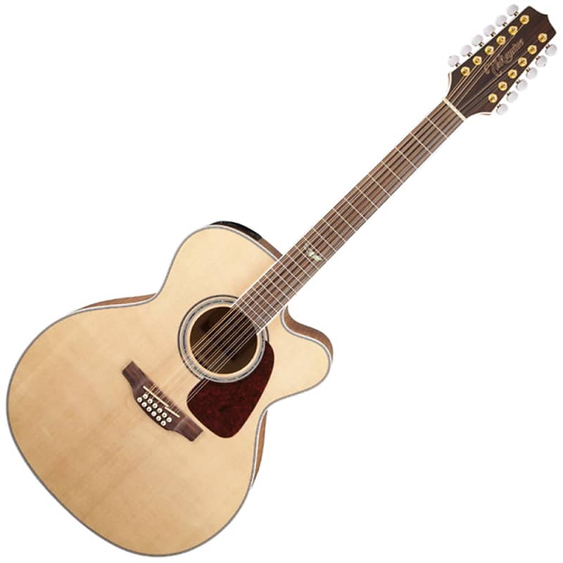 Акустическая гитара Takamine GJ72CE-12NAT Jumbo Acoustic-Electric 12-String Guitar, Flame Maple, Solid Spruce Natural