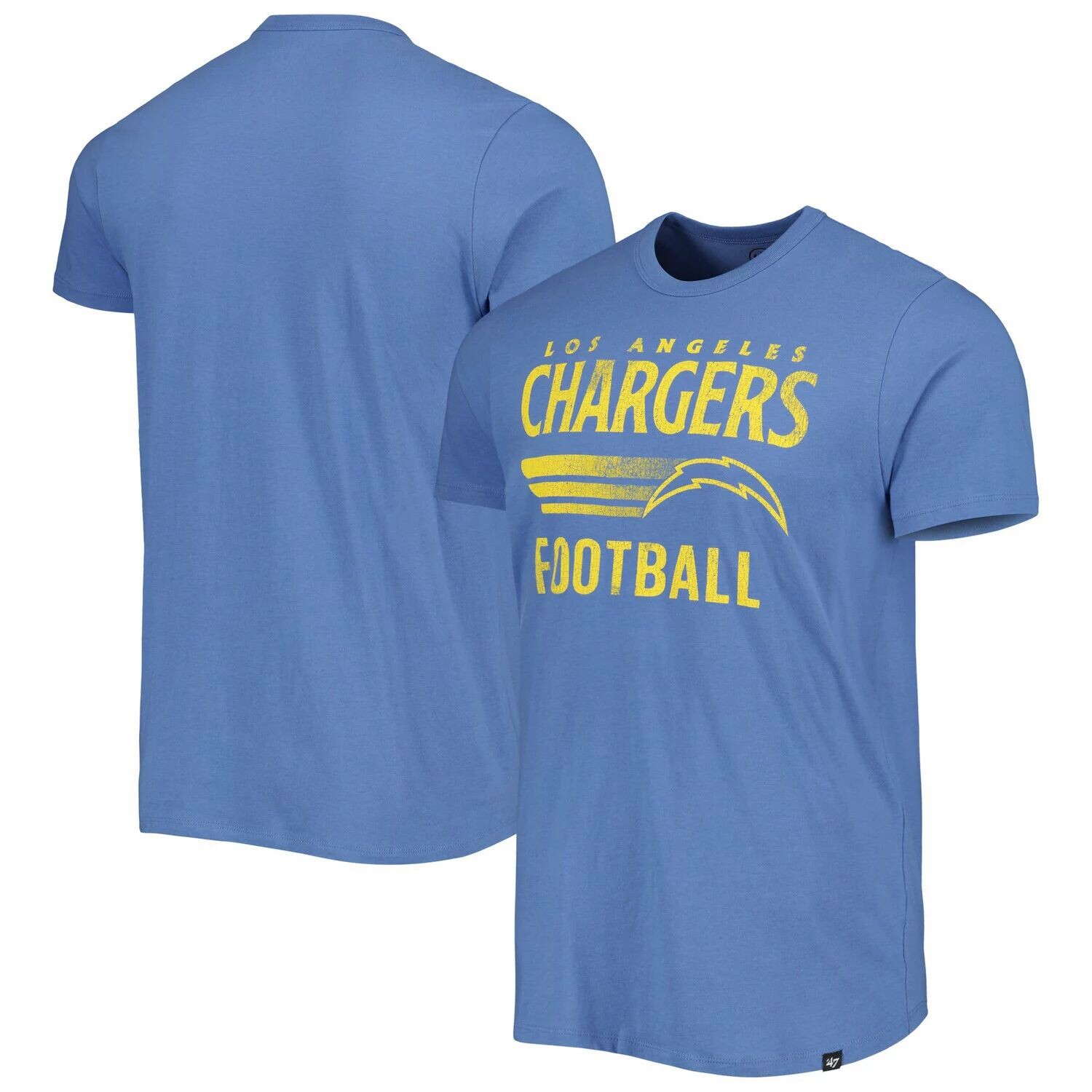 

Мужская футболка '47 Powder Blue Los Angeles Chargers Wordmark Rider Franklin