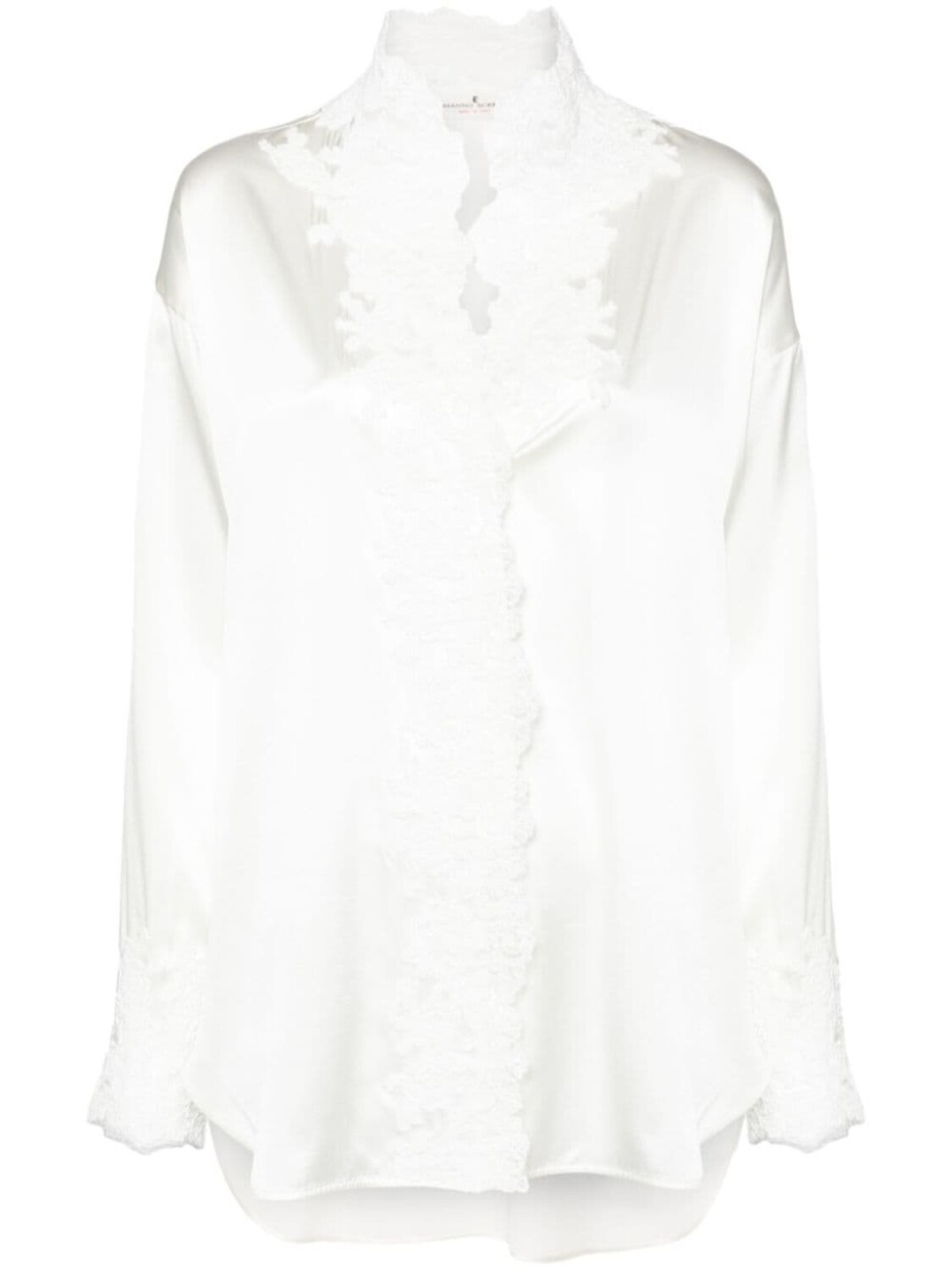 

Ermanno Scervino атласные шорты с кружевом, белый