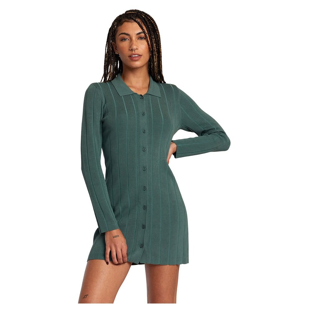 

Короткое платье Rvca Meri Long Sleeve, зеленый