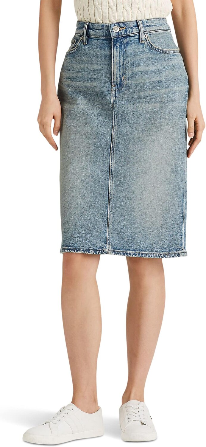 

Джинсовая юбка LAUREN Ralph Lauren, цвет Salt Creek Wash