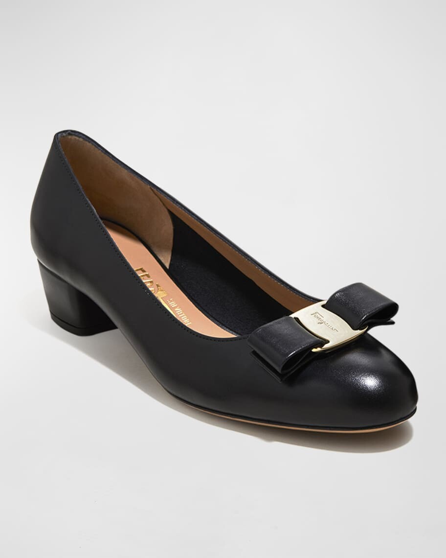 

Кожаные туфли с бантом Vara Icon Ferragamo