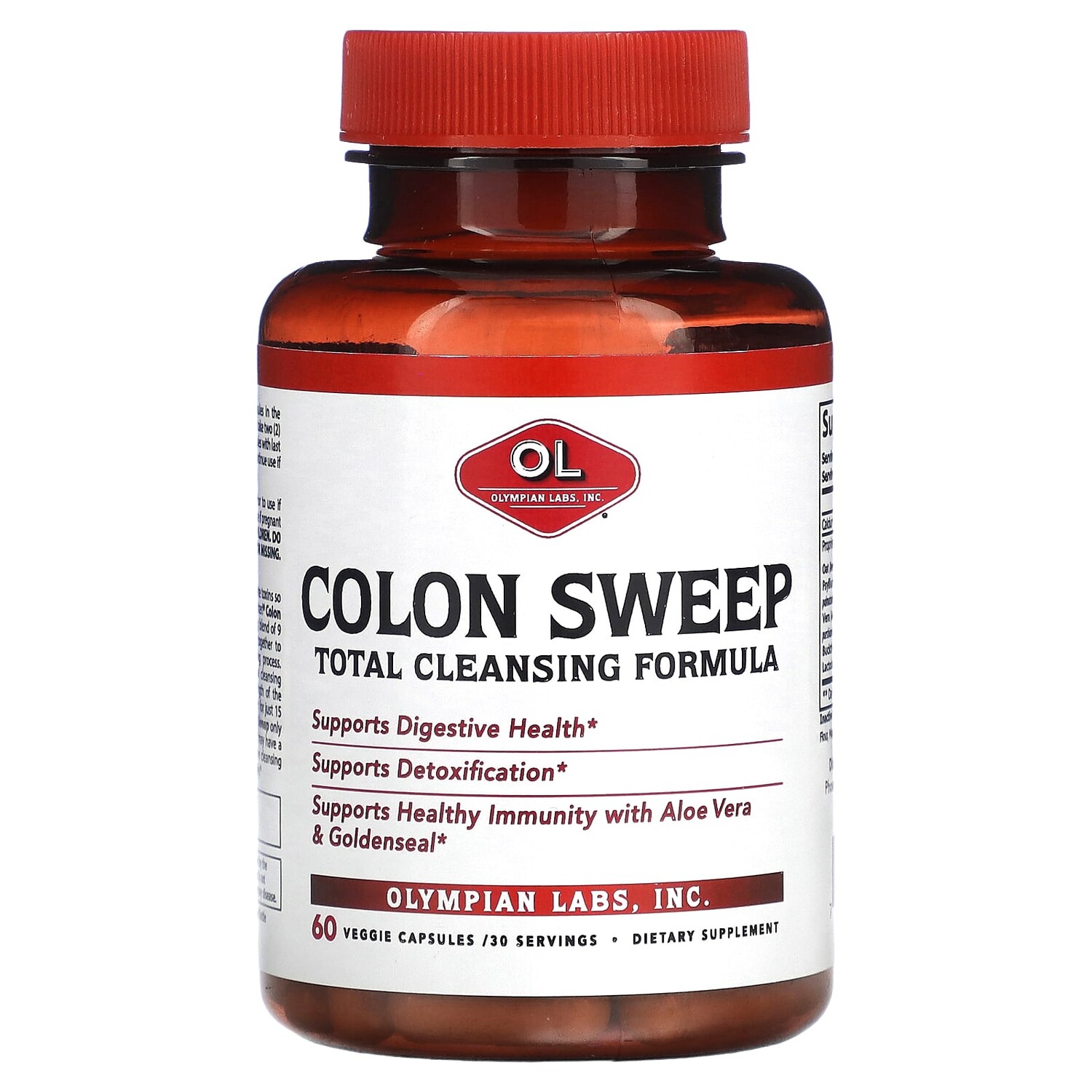 

Colon Sweep, формула для полного очищения, 60 растительных капсул, Olympian Labs