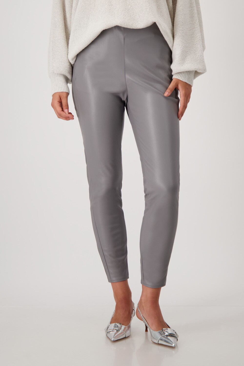 

Брюки monari Stoffhose, цвет Thunder
