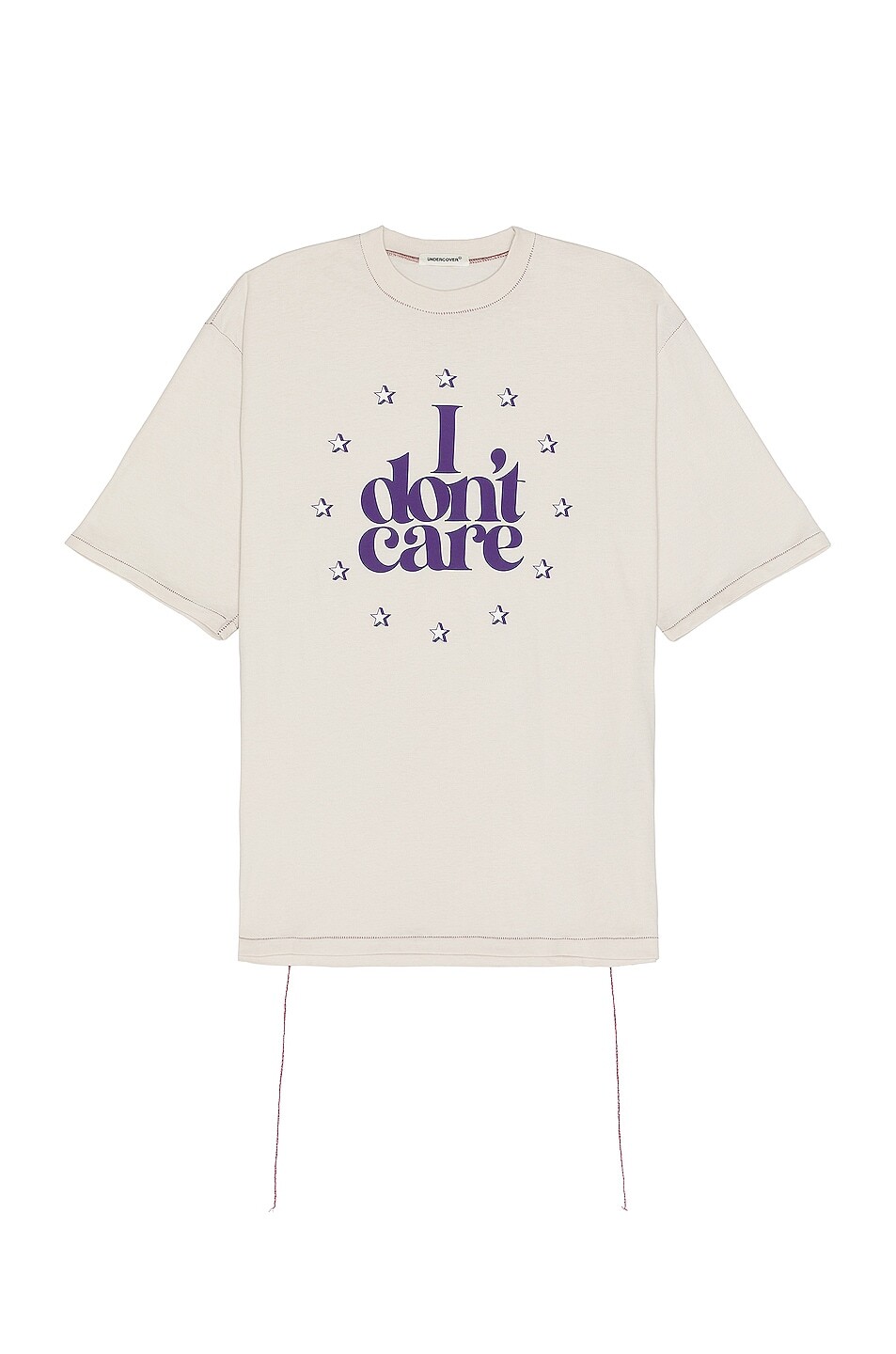 

Футболка Undercover I Don'T Care, цвет Light Beige