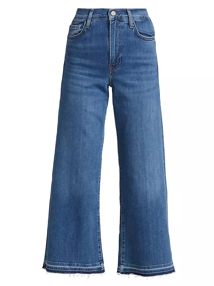 цена Широкие джинсы Le Slim Palazzo Frame, цвет jetty