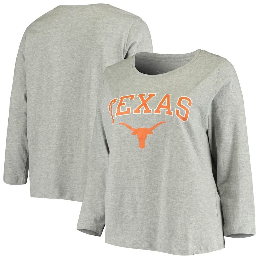 Футболка с длинным рукавом Profile Texas Longhorns, серый