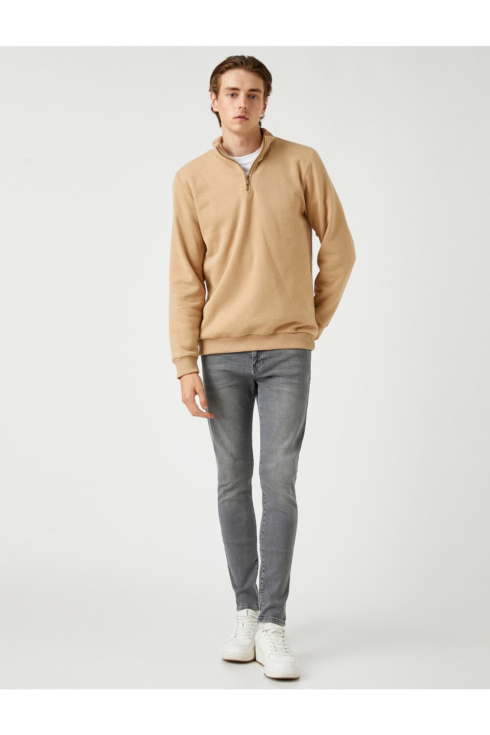 

Джинсы Skinny Fit премиум-класса - Michael Jean Koton, серый