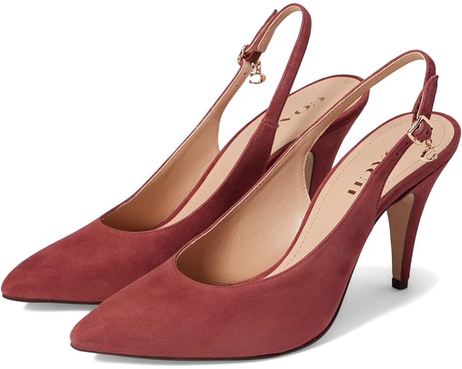 

Туфли COACH Sutton Suede Slingback Pump, цвет Cherry