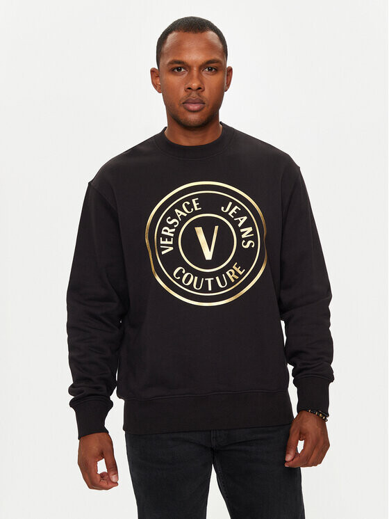 

Толстовка regular fit Versace Jeans Couture, черный