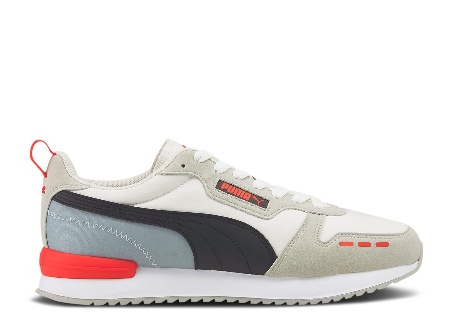 

Кроссовки Puma R78 Mesh 'Vaporous Grey High Risk Red', серый
