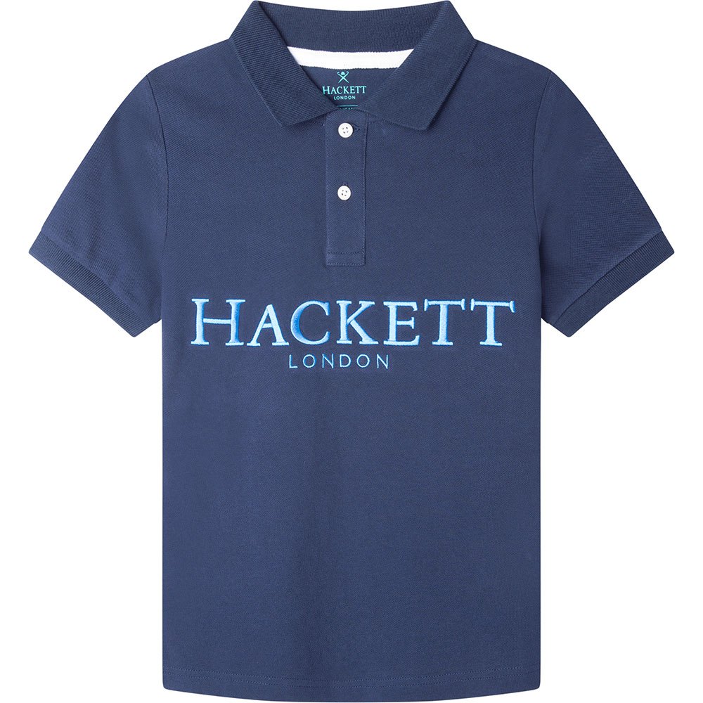 Поло с коротким рукавом Hackett Logo, синий