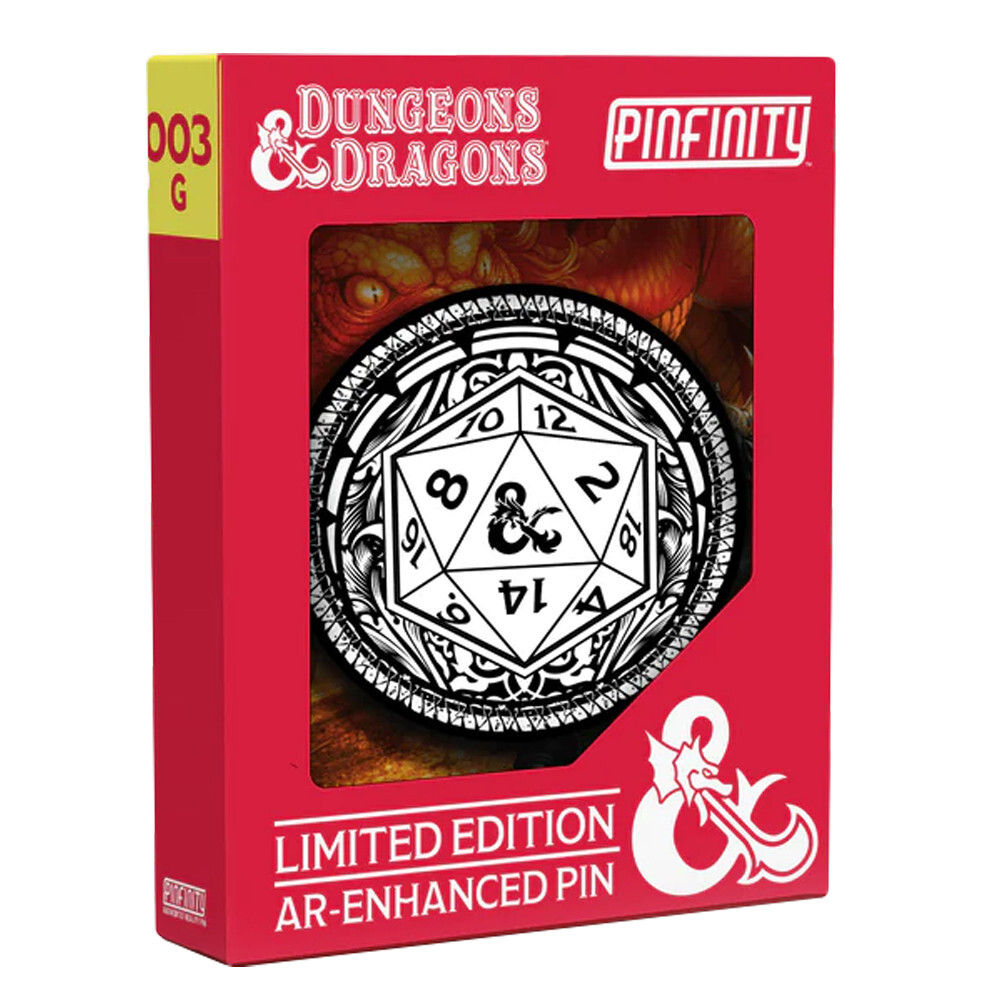 

Аксессуары Pinfinity D&D Augmented Reality Pin: d20 (Glow in the Dark)