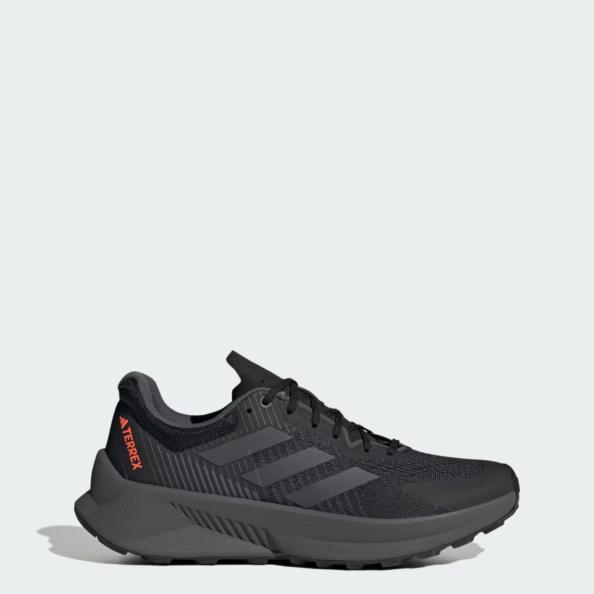 

Кроссовки для бега по пересеченной местности TERREX Soulstride Flow Adidas, цвет Core Black/Grey Six/Impact Orange