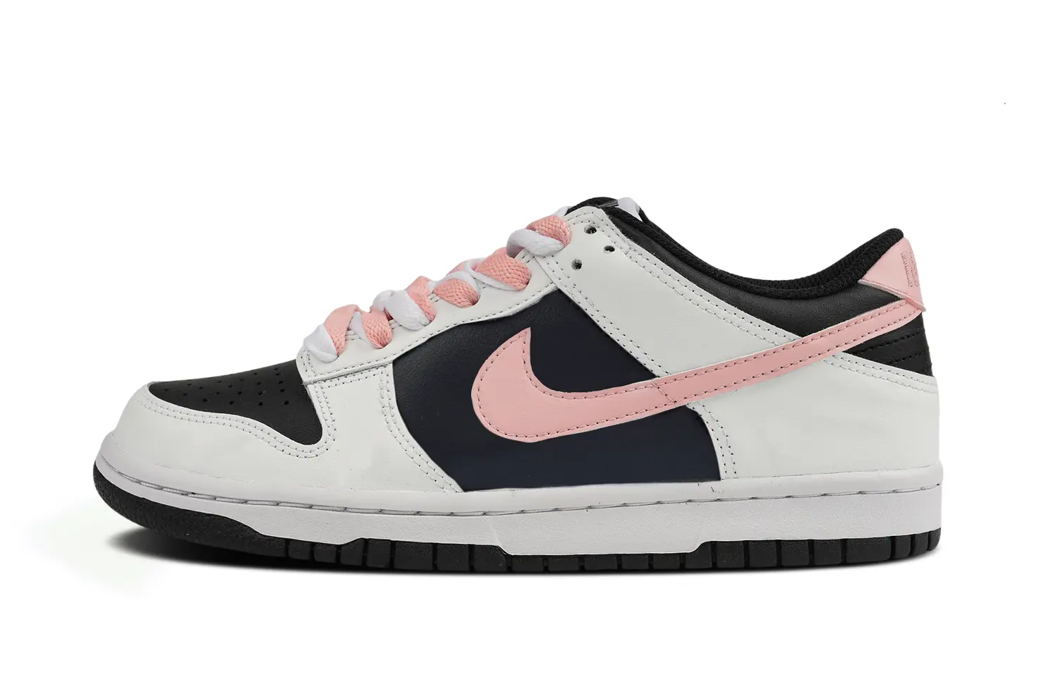 

Кроссовки Nike Dunk Skateboarding Shoes Women's Low-top Black/powder, черный/розовый