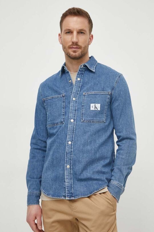 

Джинсовая рубашка Calvin Klein Jeans, синий