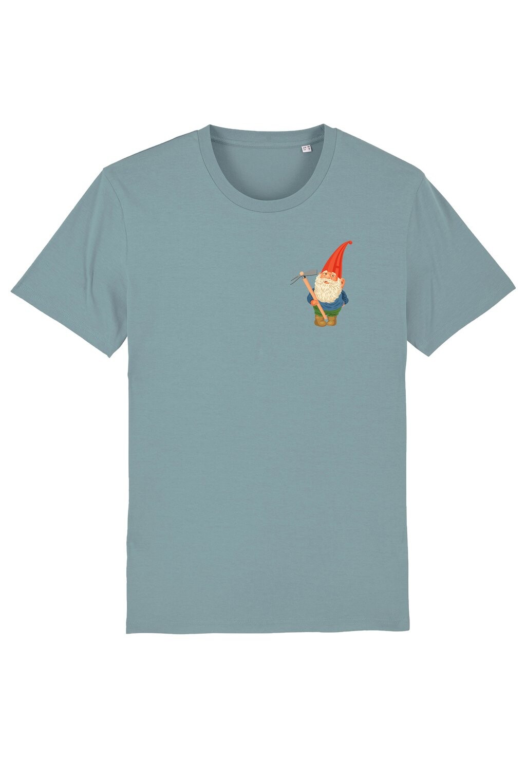 

Футболка с принтом GARTENZWERG Watapparel, цвет citadel blue
